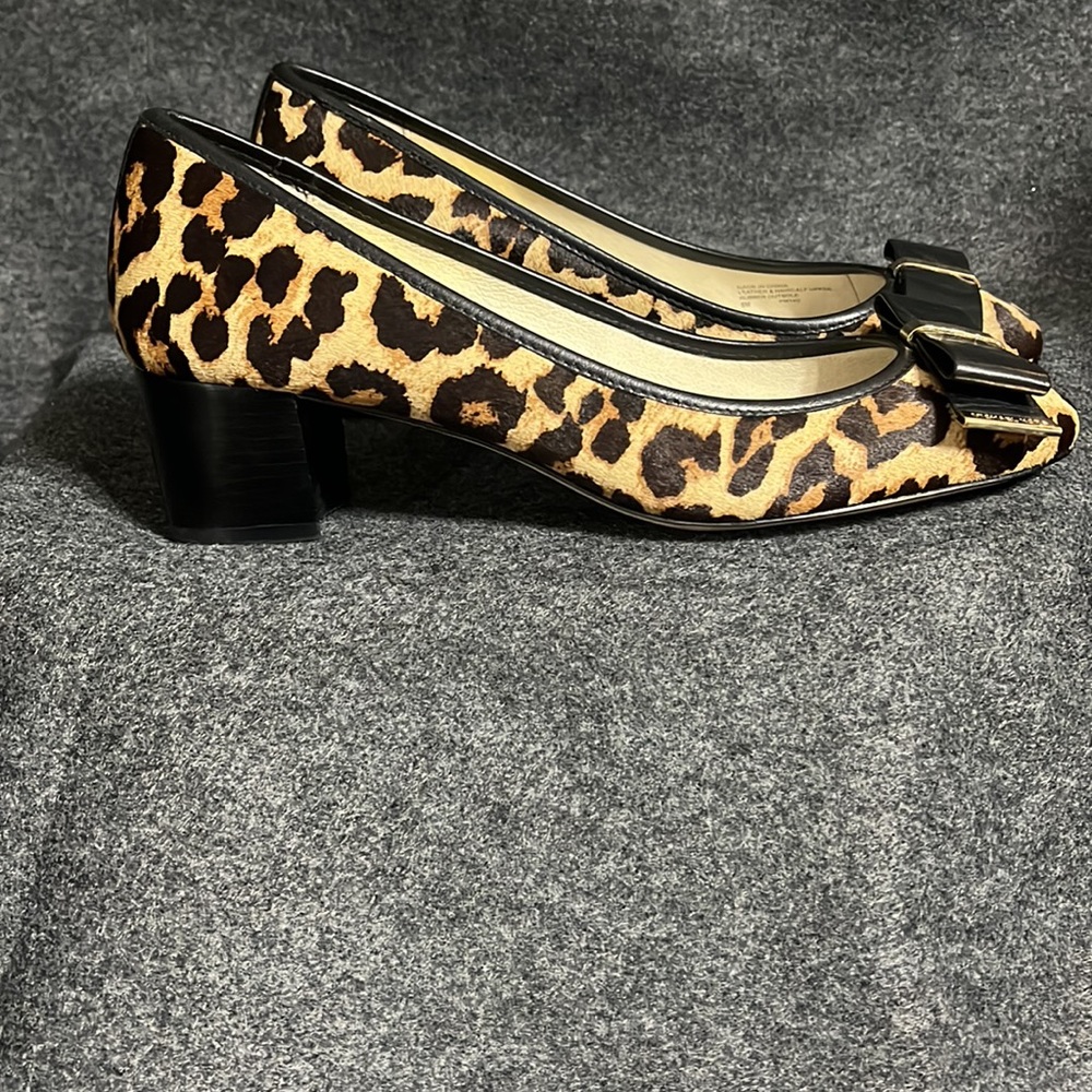 MICHAEL Michael Kors Kiera Mid Pump Leopard Women’s Size 8 - Picture 3 of 14